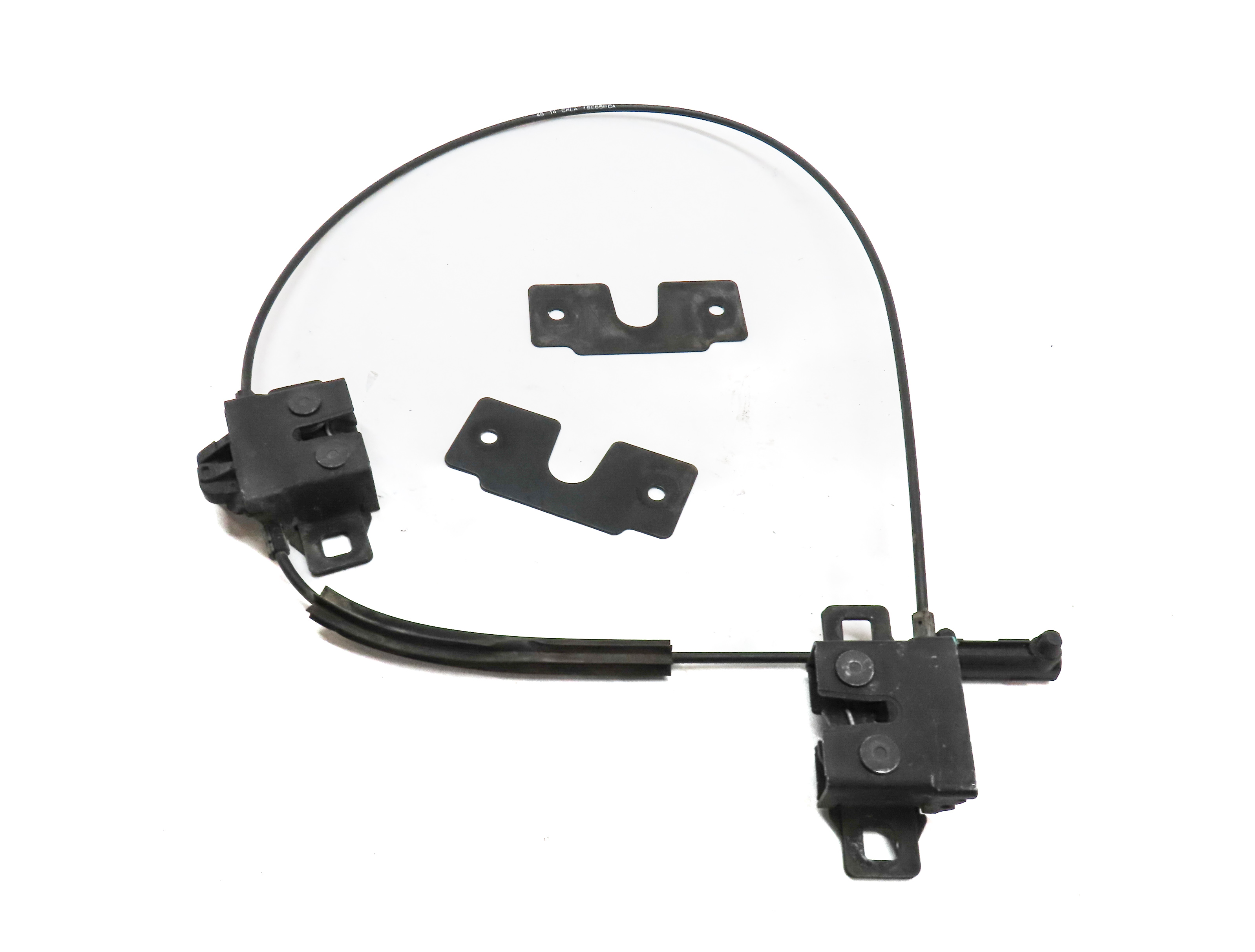 15LAND RANGE ROVER SPORT (L494) FRONT LEFT & RIGHT HOOD LOCK LATCH SET/2 w/CABLE — exact item pictured